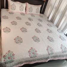 108 108 Inches Cotton King Size Quilted