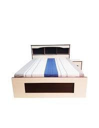 Queen Size Bed With Side Table