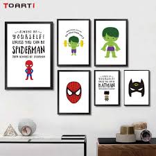 If you want to share a superhero story to your kid, this quotes collection writing can help you in this matter. Superhero Batman Quotes Poster Print Nordic Boy Kid Room Wall Art Picture Game Home Decor Canvas Painting No Frame Buy At The Price Of 0 50 In Aliexpress Com Imall Com