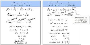 Solving Rational Equations