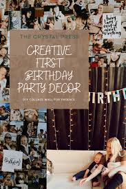 Creative First Birthday Party Decor