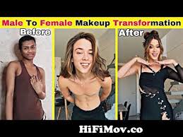 male to female makeup transformation