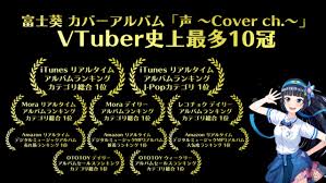 Crunchyroll Virtual Youtuber Fuji Aois Cover Song Album