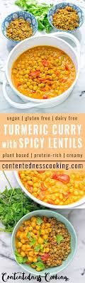 turmeric curry with y lentils