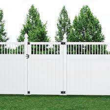 Closed Picket Top Privacy Fence Gate