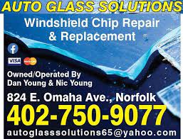 Auto Glass Solutions Nebraska Norfolk
