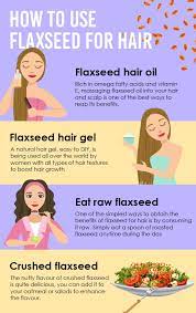 how to use flaxseed for hair