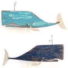 Wooden Whale Shiplap Whale Whale Wall