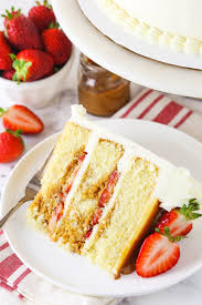 strawberry dulce de leche cake best