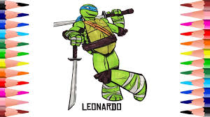 painting leonardo ninja turtles