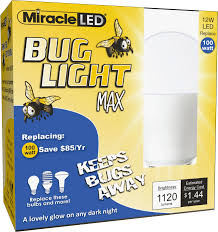 Miracle Led Yellow Bug Light Max Replace 100w Outdoor Bulb 2 Pack Walmart Com Walmart Com