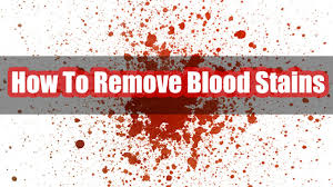 how to remove blood stains drymaster