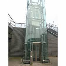 Stainless Steel Glass Structure Lift At