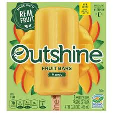 outshine fruit ice bars mango