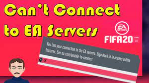 connection to the ea servers fifa20