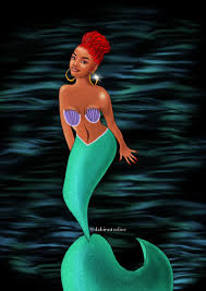 this little mermaid fan art proves