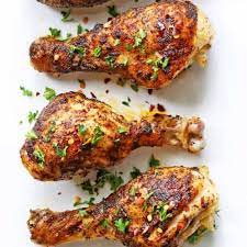 Spicy Chicken Drumstick Dry Roast No Frying No Sauteing Chicken Recipe gambar png