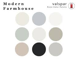 Modern Farmhouse Valspar Paint Palette