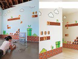 Super Mario Bros Wall Decals Gadgetsin