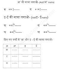 cbse cl 1 hindi grammar ignment set a
