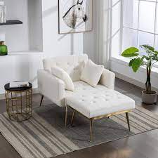 ivory sherpa upholstered accent chair