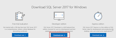 installation of sql server 2017