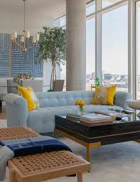 cream and blue living room design ideas