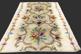 decorative vine rya swedish rug n