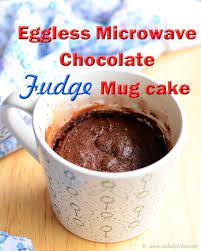 eggless microwave fudge mug cake recipe