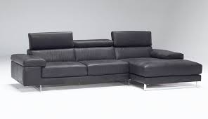 milano leather chaise sofa with chaise