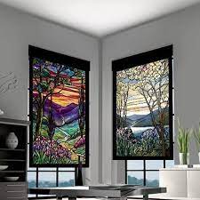 Custom Stained Glass Window Shades