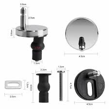 Top Fixing Toilet Seat Hinges Size