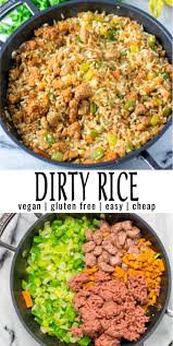 dirty rice vegan easy quick