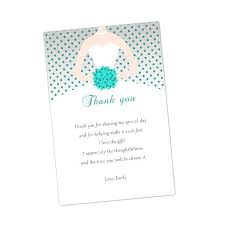 Wedding Shower Thank You Template Bridal Shower Thank You Note