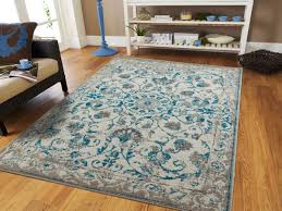 traditional rugs 8x10 blue gray