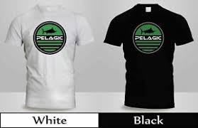 Details About New Pelagic Fishing Aquatic T Shirt Mens Black White Shirt