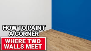 how to paint a corner where two walls