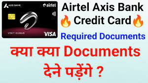 airtel axis bank credit card required