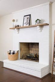 How To Paint A Brick Fireplace Kippi