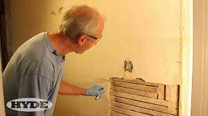 how to fix a hole in plaster you