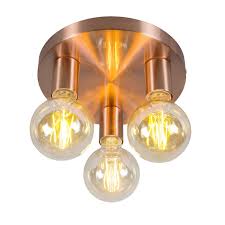 Art Deco Ceiling Lamp Copper Facil 3