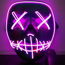 Halloween Mask Led Light Up Funny Masks The Purge Election Year Great Festival Cosplay Costume Supplies Party Masks Glow In Dark Dinner Party Masks Discount Masquerade Masks From Ziyu168 14 55 Dhgate Com
