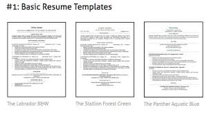 4 Sources Of Free Microsoft Word Resume Templates 500 Total