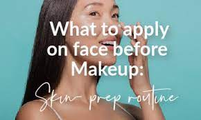 what to apply on face before makeup 1