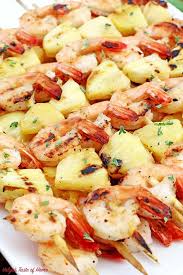 grilled hawaiian shrimp kabobs recipe