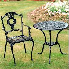 Ornate Round Garden Table Cast