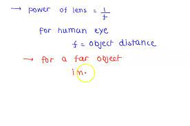 Refractive Power Of The Normal Eye