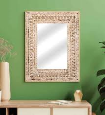 Ivy Mango Wood Frame Wall Mirror In