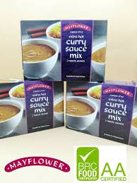 3 x mayflower extra hot curry sauce mix