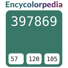397869 Hex Color Code, RGB and Paints